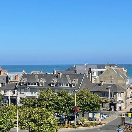 Studio Calme Avec Terrasse Vue Mer Pleneuf-Val-Andre Exteriör bild