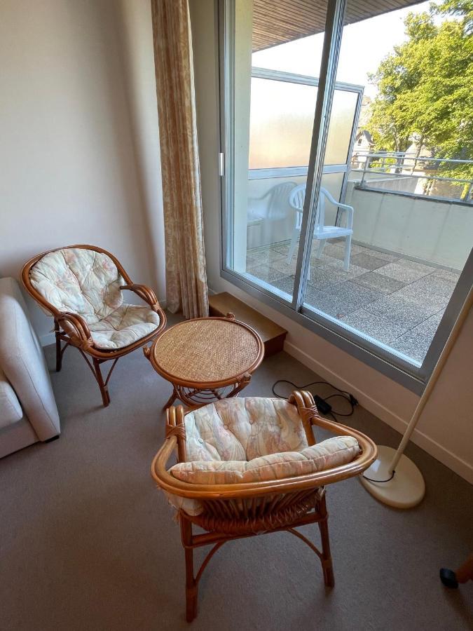 Studio Calme Avec Terrasse Vue Mer Pleneuf-Val-Andre Exteriör bild